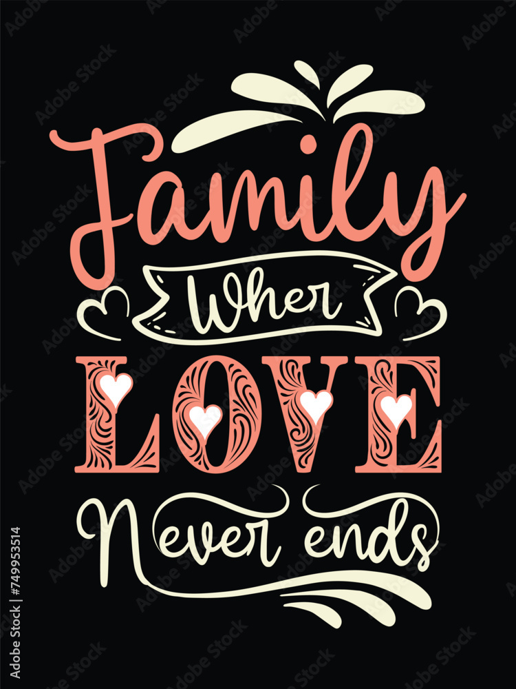 Hand drawn lettering design Happy family day Hand drawn lettering design Happy family day