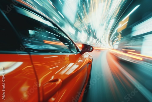 Speed and motion in the city night