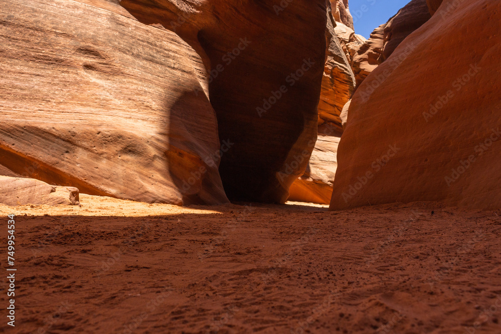 Antelope Canyon X is a slot canyon in Page, Arizona, USA, located in the exact same Antelope Canyon as the famous Upper and Lower Antelope Canyons.