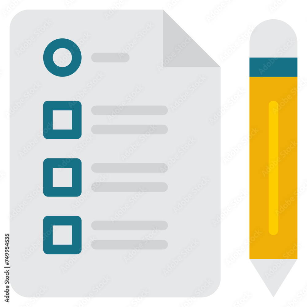 report file document pencil flat style report file document pencil flat style