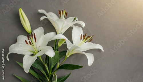 condolence card for funeral grieving loss support lilies on a neutral background for sending words of support and comfort