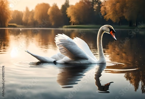 swan on the lake © Tahira