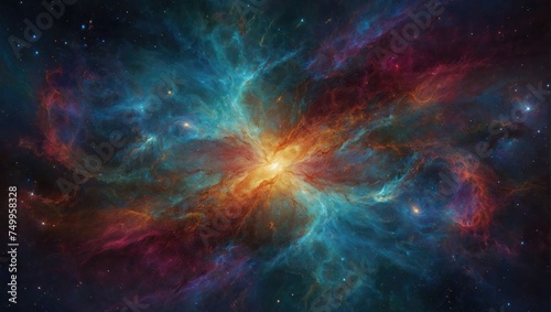 background with space abstract