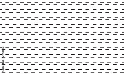 dashed line pattern. striped background with seamless texture. short lines. Vector illustration 