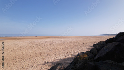 Obraz na płótnie Omaha Beach was one of five beach landing sectors of the amphibious assault component of Operation Overlord during the Second World War. w salonie