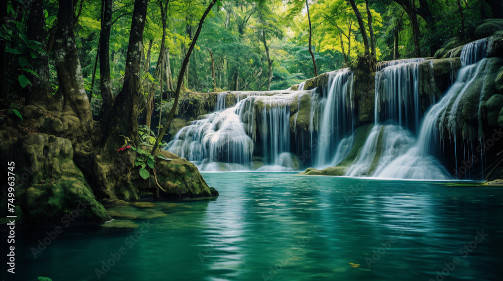 Waterfalls at Surat Thani landscape