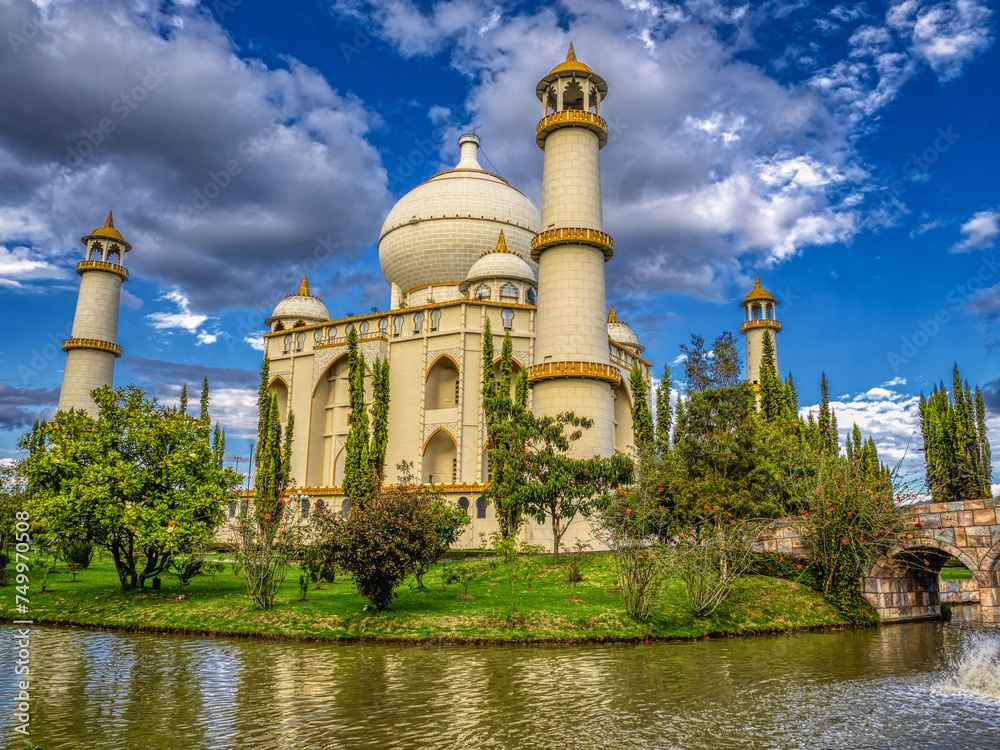 Replica of the Indian Taj Mahal, in Jaime Duque Park, Tocancipa Biopark Wakata, Colombia