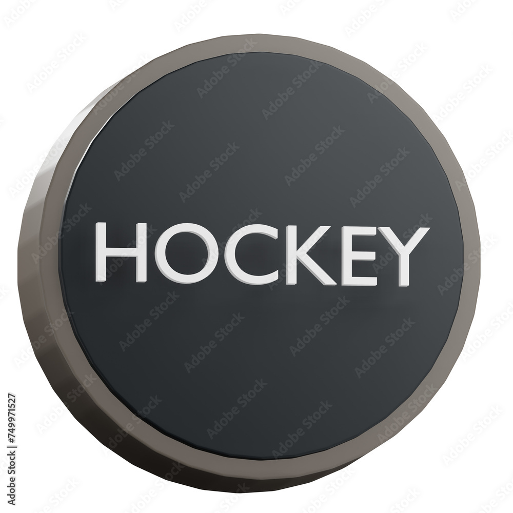 3d Ice Hockey Icon Illustration With Alpha Background 3d Ice Hockey Icon Illustration With Alpha Background