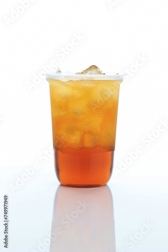 Ice Tea on Disposable PLastic Cup