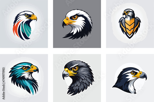 falcon logo vector icons