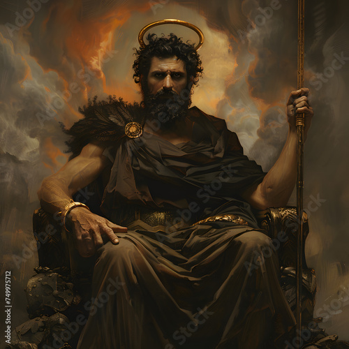 Hades god of the dead and the king of the underworld