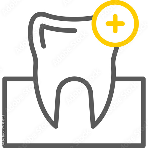 Gum Vector Line Two Color Icons