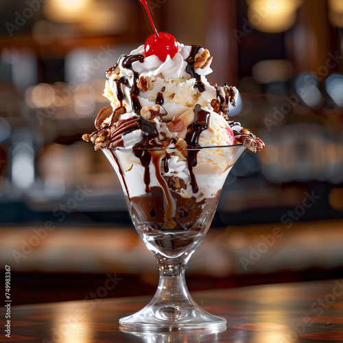 Gourmet Ice Cream Sundae