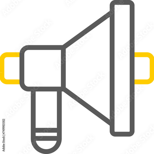 Protest Vector Line Two Color Icons