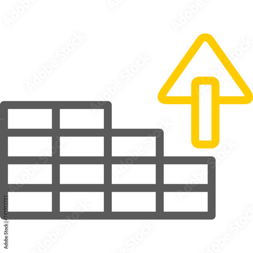 Trowel Vector Line Two Color Icons