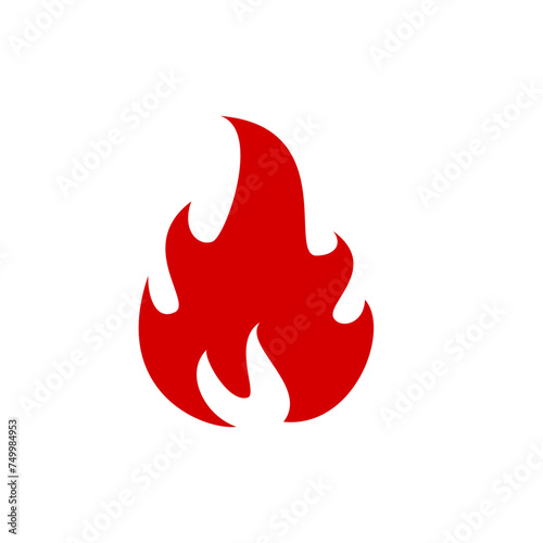 illustration of a fire flame