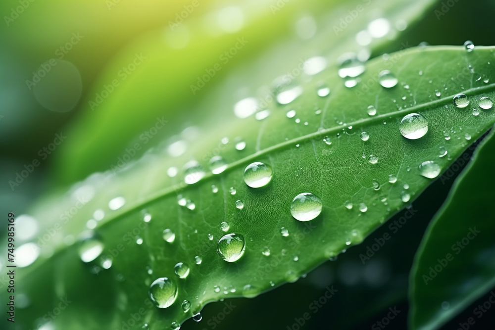 raindrops on the leaves, beautiful, dewdrops in the morning raindrops on the leaves, beautiful, dewdrops in the morning