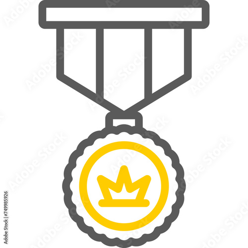 Badge Vector Line Two Color Icons