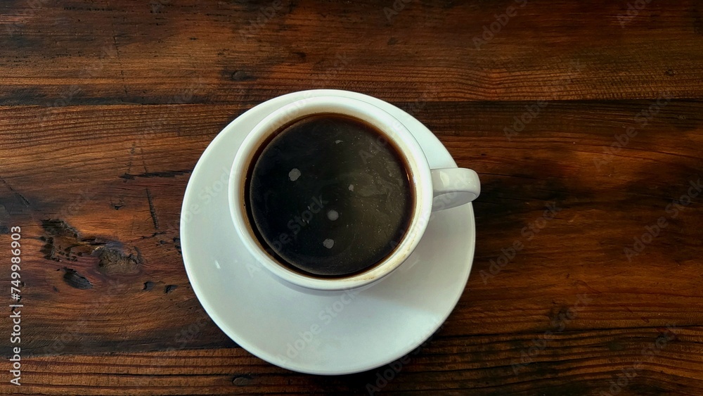 hot americano coffee