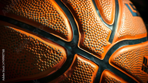 basketball, up-close photo, basketball takes up entire frame, sports photography.