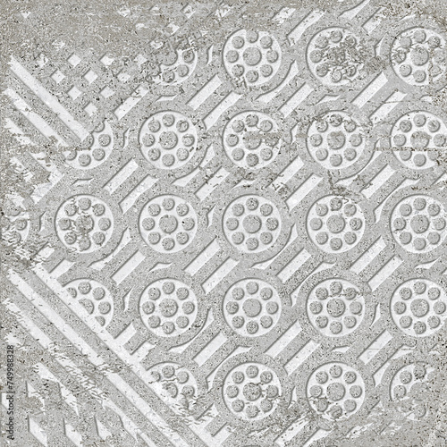 Quadro su tela Concrete Stone mosaic tile