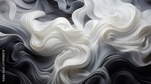 Abstract Wavy Background with Lines and Curves realistic wallpaper created with a generative ai technology