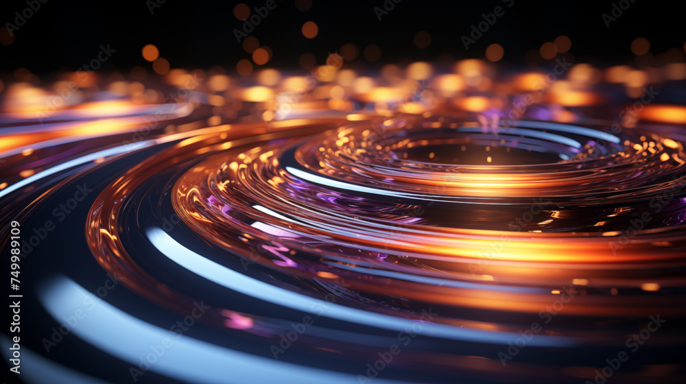 Abstract Colorful Wavy Background with Lines and Curves realistic wallpaper created with a generative ai technology Abstract Colorful Wavy Background with Lines and Curves realistic wallpaper created with a generative ai technology