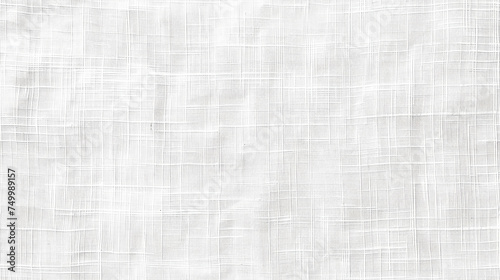 White Canvas Paper with Visible Texture for Artistic Background