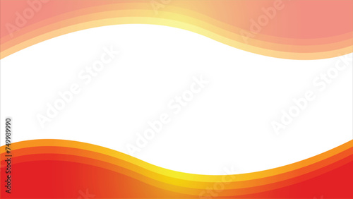 Simple abstract background design with yellow and orange gradient colors