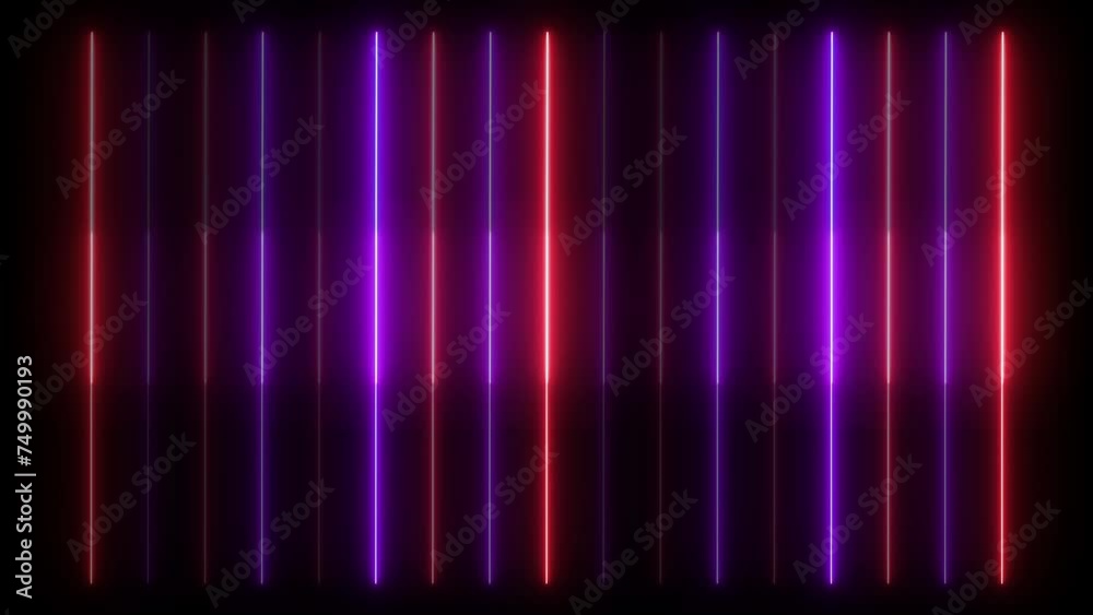 Glowing lines Led neon loop suitable for concerts, tv shows, vj projections, dance music videos, show parties, night clubs, discos, and much more. 4k