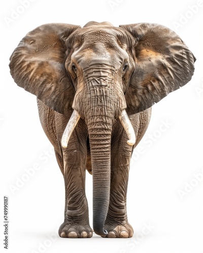 elephant isolated on white