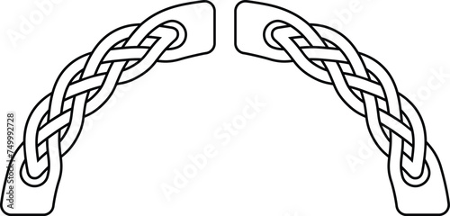 Celtic Knot Pattern Arch