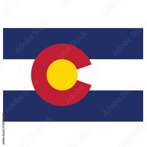 Flag of the U.S. state of Colorado