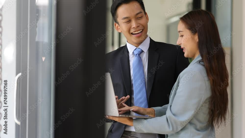 Business meeting, Coworkers are discussing in the conference room. Business meeting, Coworkers are discussing in the conference room.