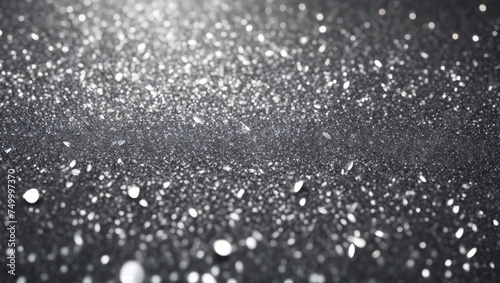 Shimmering silver glitter abstract background