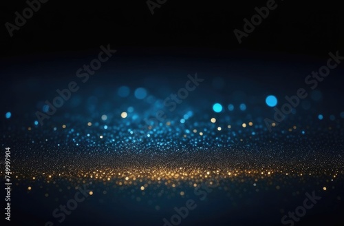 blue glitter background