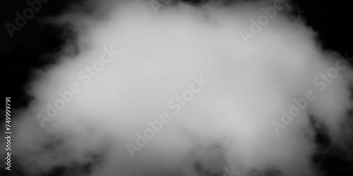 Beautiful white cloud on black background. Textured smoke, brush effect. a cloud is an aerosol comprising a visible mass of minute liquid droplets, frozen crystals. Cloudscape as background.