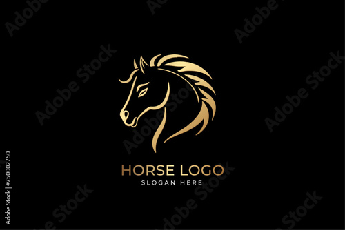 Golden Horse Logo design