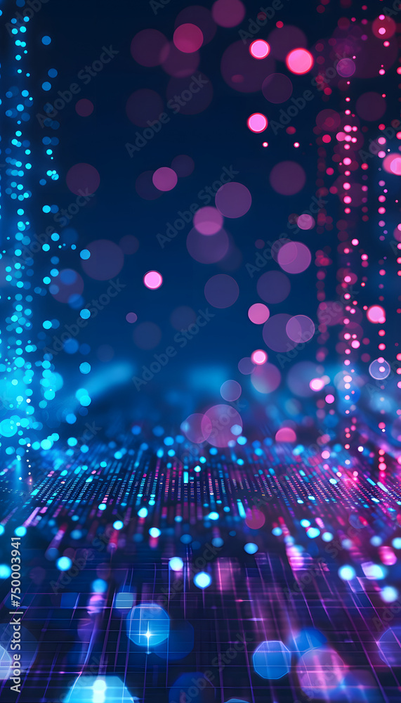 Obraz premium Futuristic Lights Background