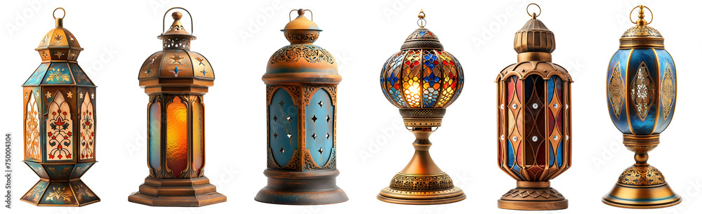 Rustic Decor Lanterns Lamp from Middle East Set Rustic Decor Lanterns Lamp from Middle East Set
