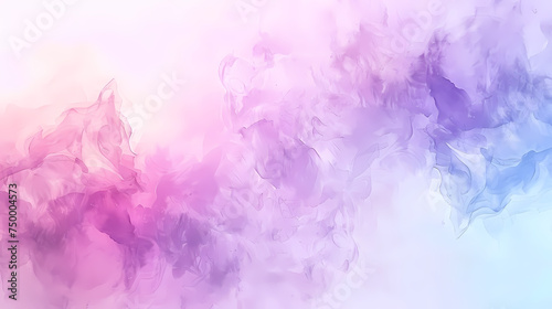 Ethereal Pastel Smoke on a Soft Gradient Background