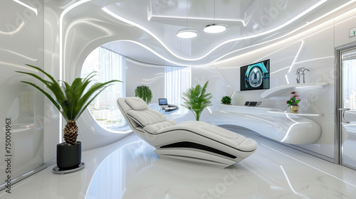 Futuristic mental counselling office