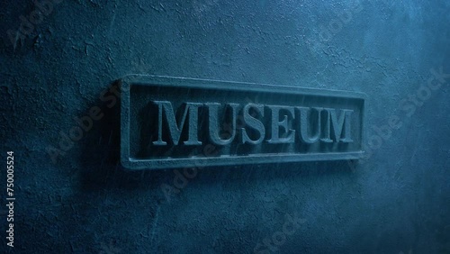 Museum Building In Heavy Rainfall
