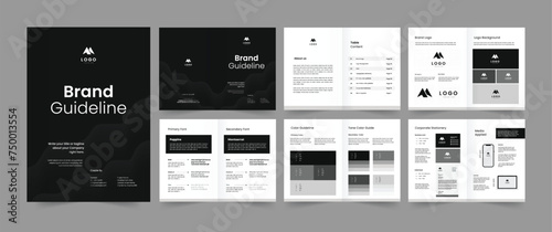 Brand Guideline Template Modern brand guidelines