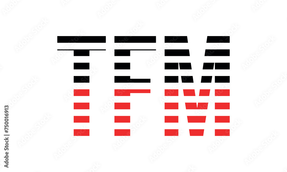 TFM three initial letter iconic line negative space minimal logo design vector template. monogram, abstract, wordmark, business, typography, minimalist, brand, company, flat, modern, unique, simple TFM three initial letter iconic line negative space minimal logo design vector template. monogram, abstract, wordmark, business, typography, minimalist, brand, company, flat, modern, unique, simple