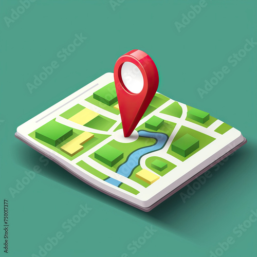 Free Download arrow icon pointing to the player's current location on the map.. Vector Icon Illustration. Icon Concept Isolated Premium Vector.  - GFXLoad