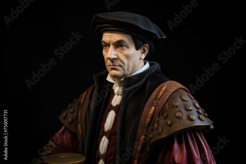 Saint Thomas More realistic statue