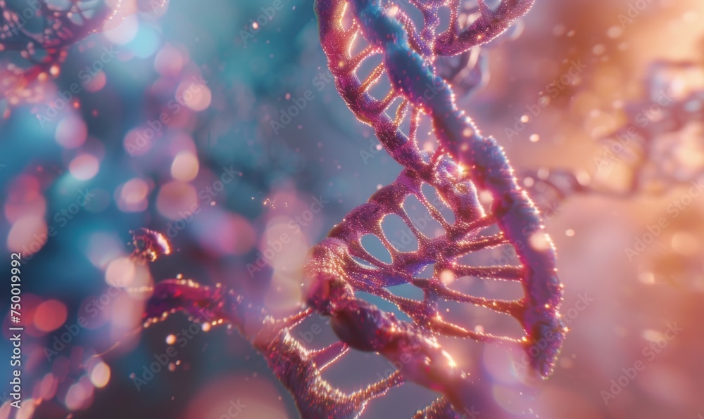 Science Molecule DNA gene spiral molecule structure, genetics, biotechnology and medical research, human cell structure, biology, biochemistry Science Molecule DNA gene spiral molecule structure, genetics, biotechnology and medical research, human cell structure, biology, biochemistry