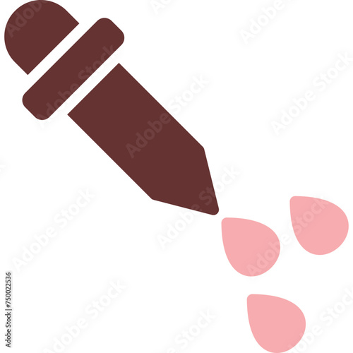 Dropper Vector Glyph Two Color Icon