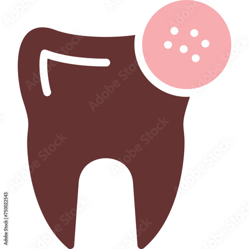 Bactria Vector Glyph Two Color Icon